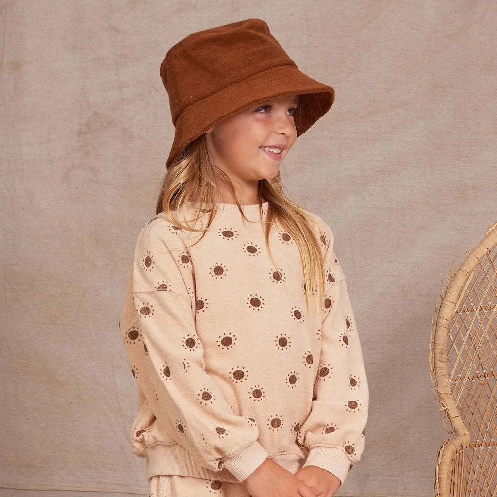 RYLEE + CRU BEACH BUCKET HAT / LAUREL PLAID