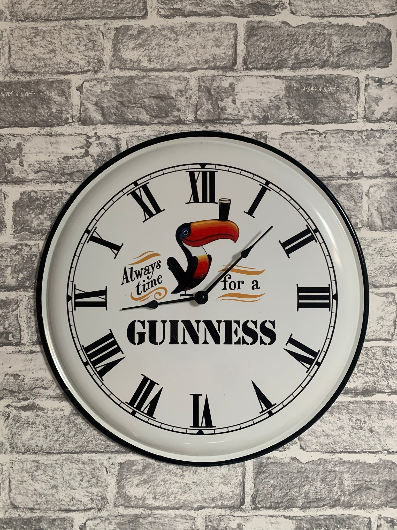 Guinness Clock Man Cave Collectibles