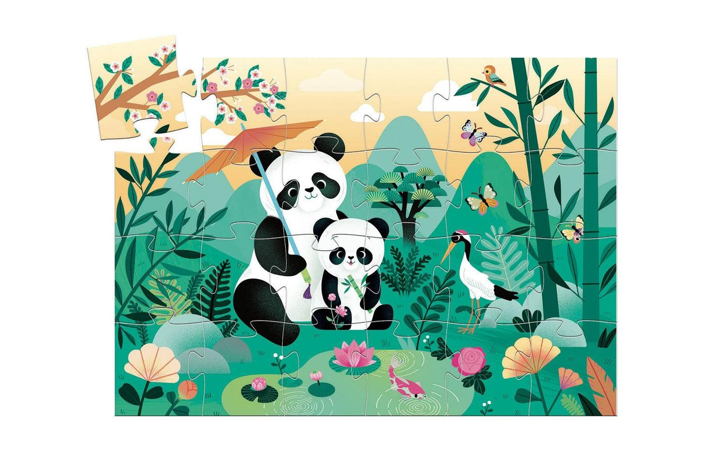 valuta Benodigdheden bijwoord Puzzel - panda – Houten Onderwijsmateriaal