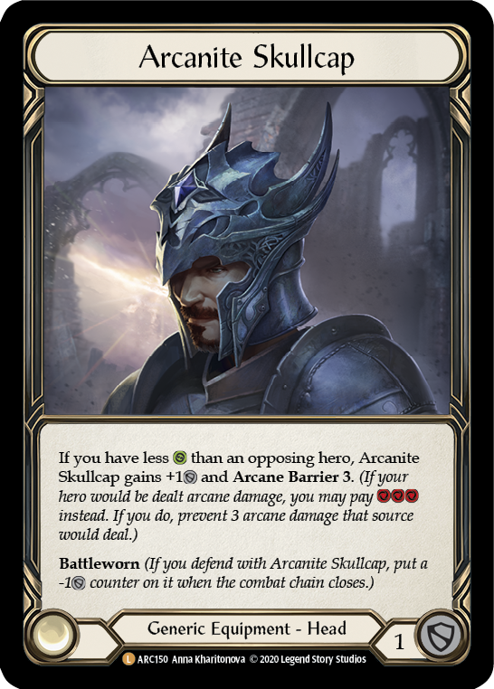 1st Edition) Arcanite Skullcap - EVR154