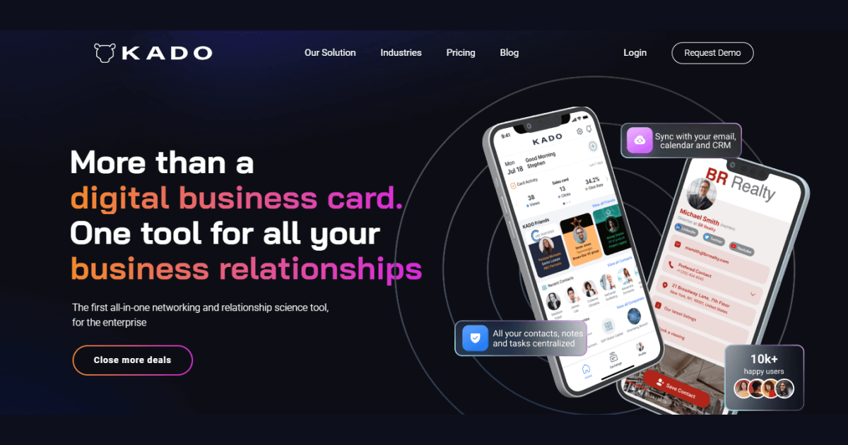 kado-free-digital-business-card-apps