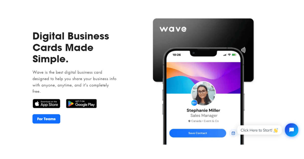 wave-free-digital-business-card-apps