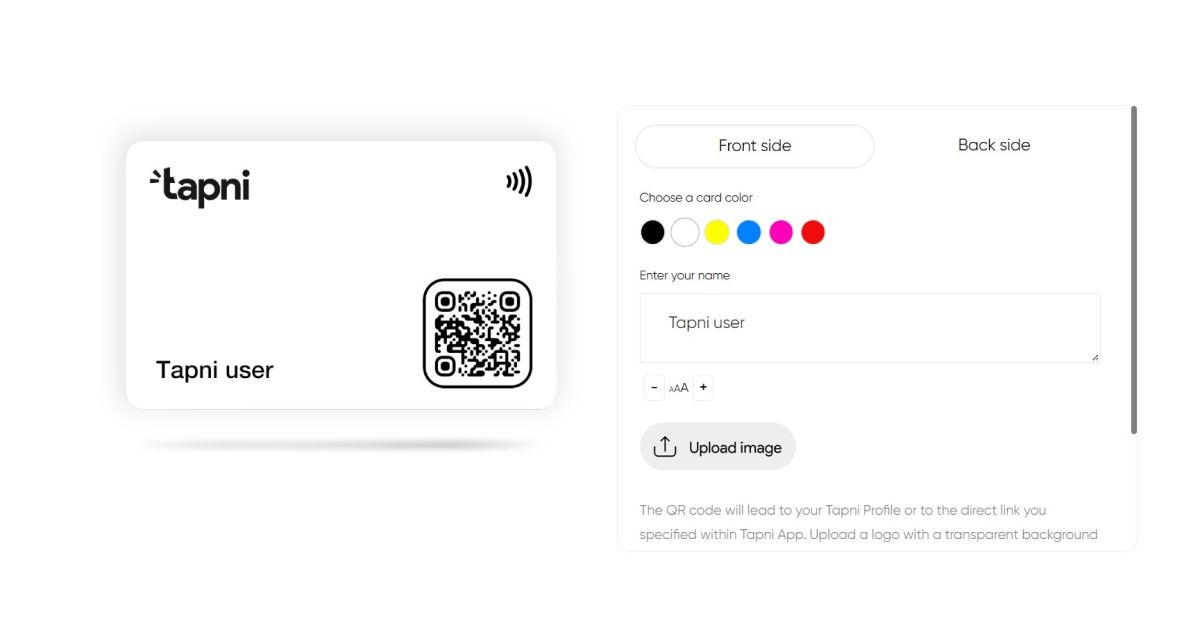 design-your-digital-business-card-tapni