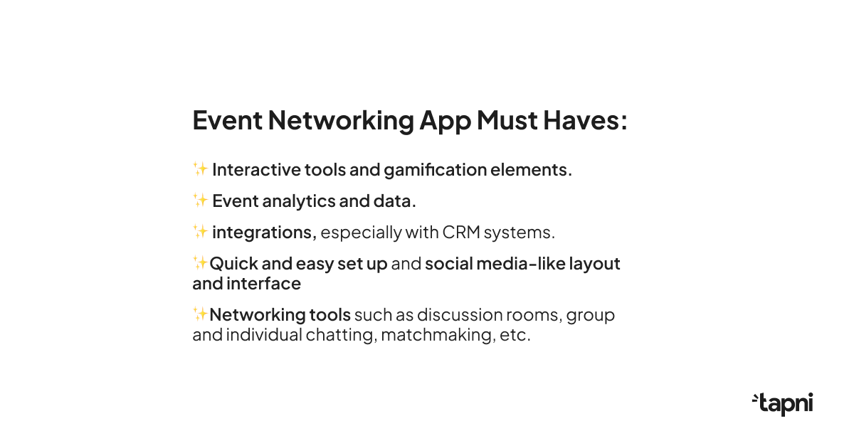event-networking-app-must-haves