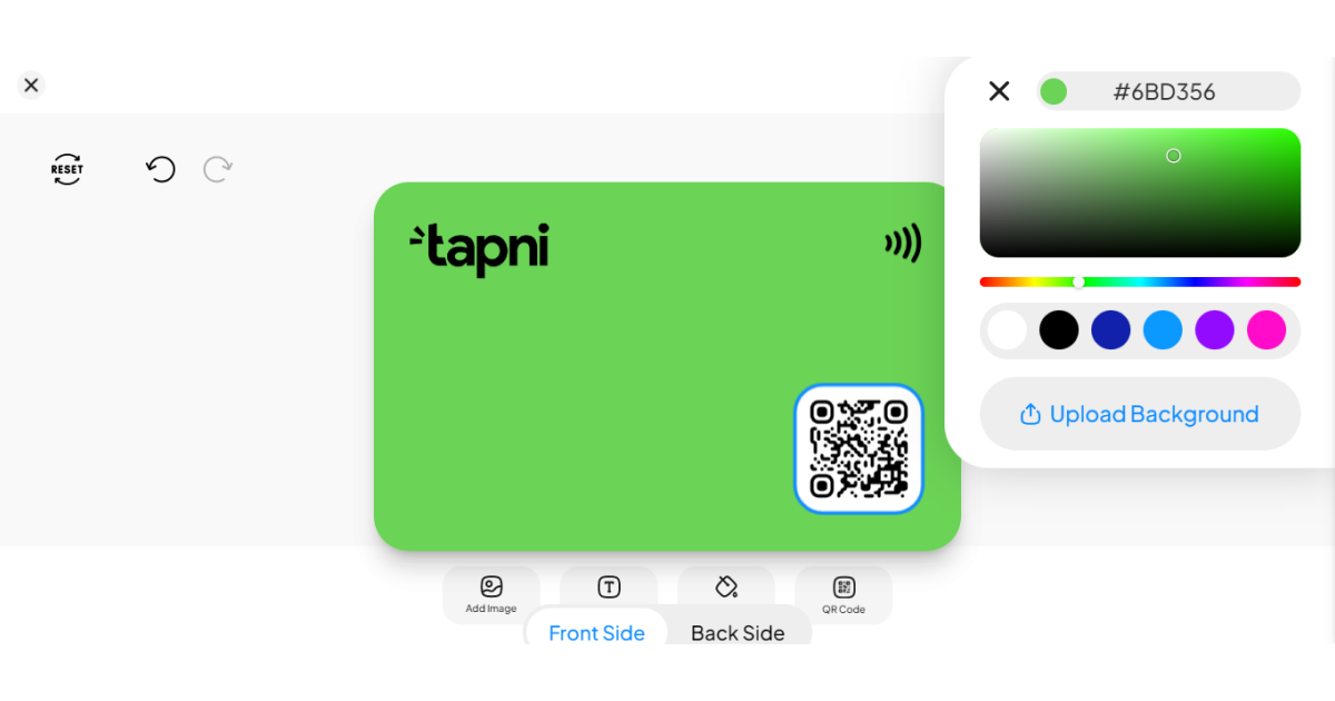 tapni-customization-option