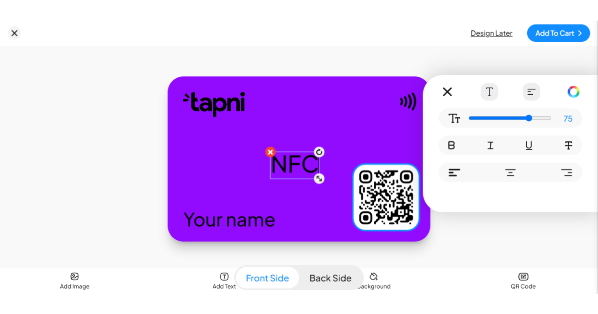 tapni-text-customization