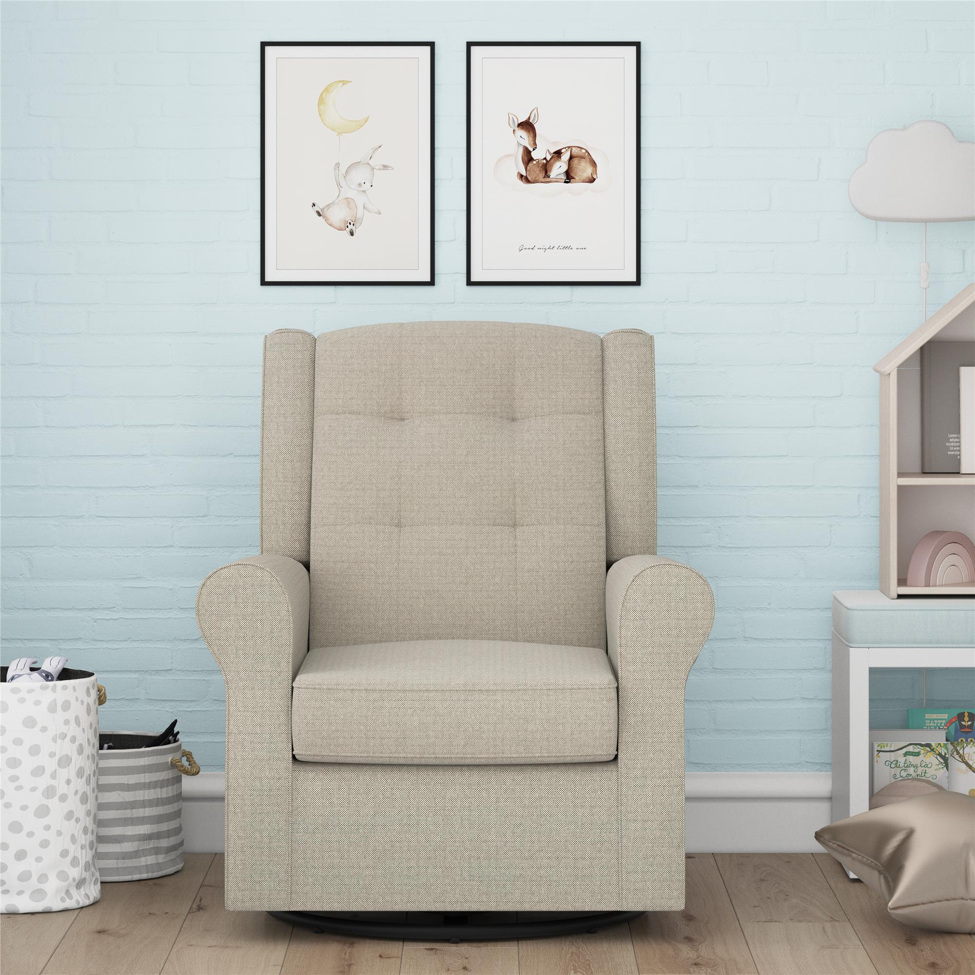 Baby Relax Eden Nursery Glider Swivel Rocker Chair – Baby Relax / DHP ...