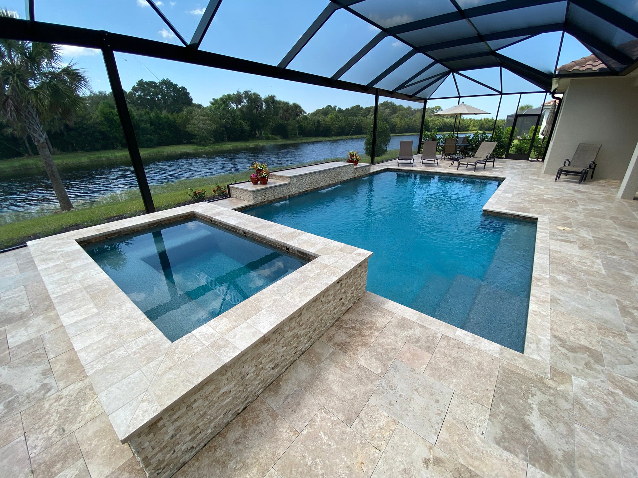 Pool Builder Sarasota, Venice, North Port, Englewood, Nokomis, Osprey FL - Indigo Pool Patio BBQ