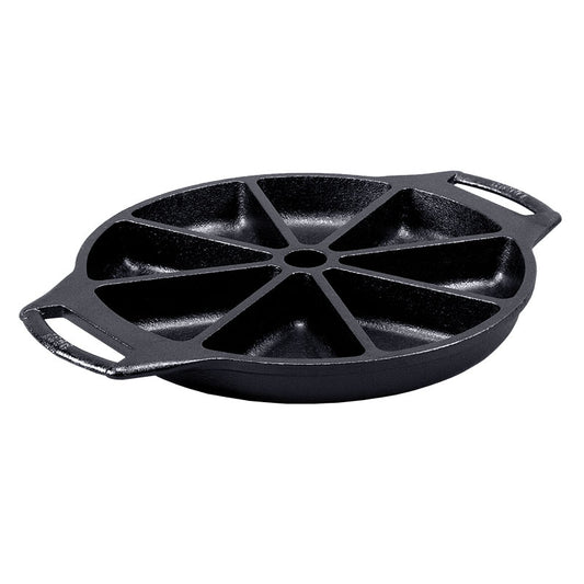  SUNSHNO Cast Iron Biscuit Pan Mini Cake Pan with