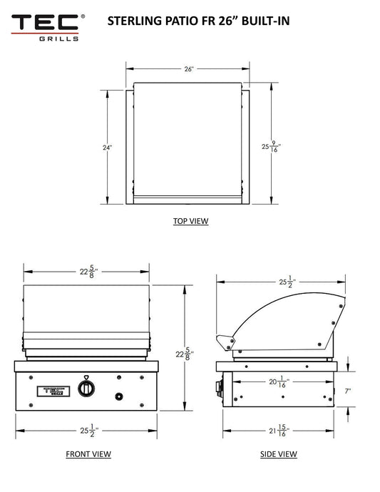 Buy TEC 44 Sterling Patio On Island W/Drawer Modules