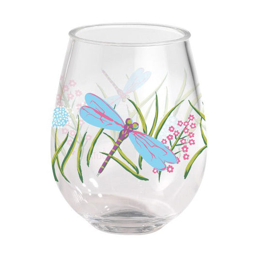 Fancy Butterfly - Stemless Wine Glass