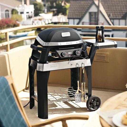 Electric Grill with Pedestal Stand - Coyote Outdoor Living