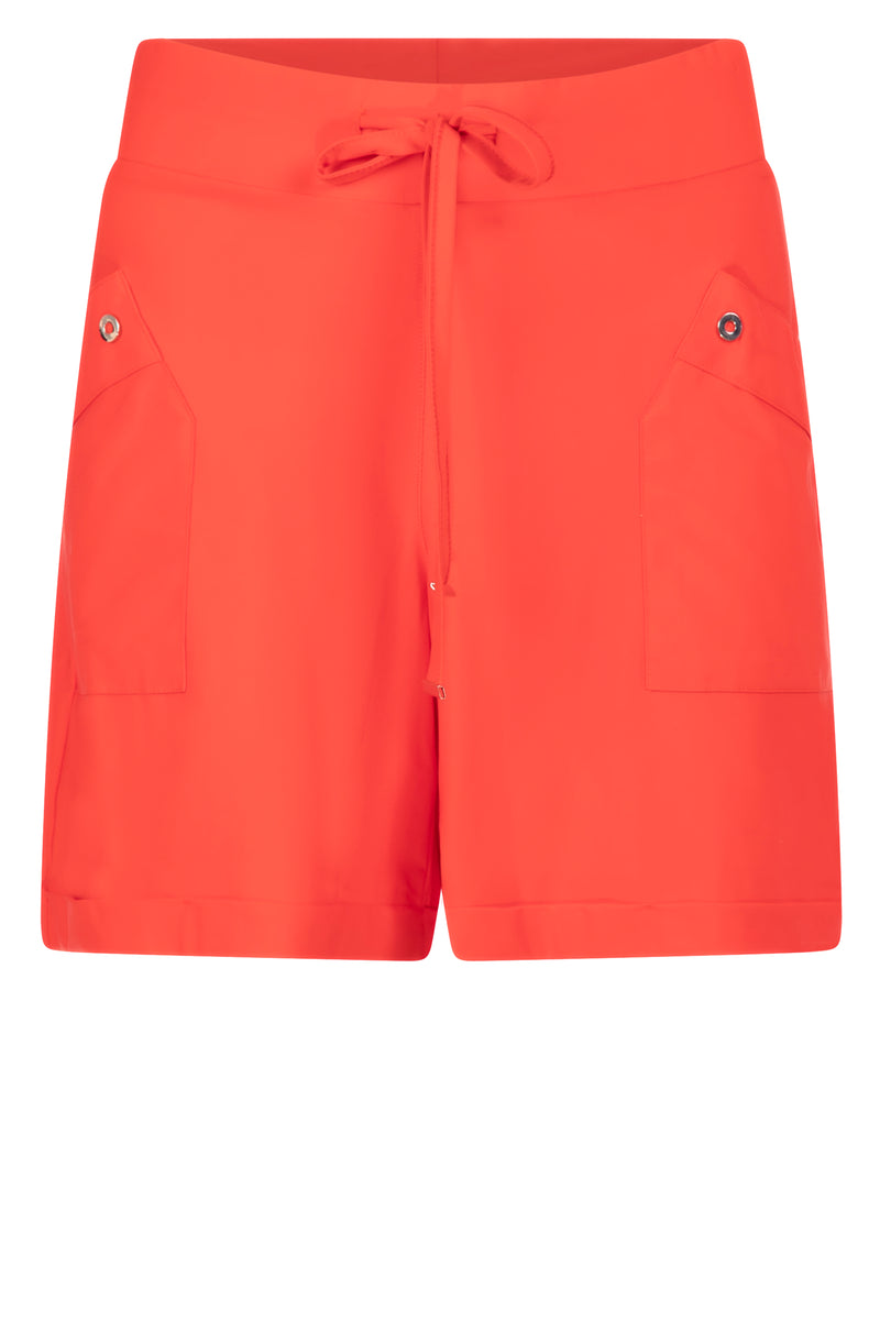 ZOSO FRANCIS TRAVEL SHORT WITH DETAILS fiery red – Tramontana & Gaudi