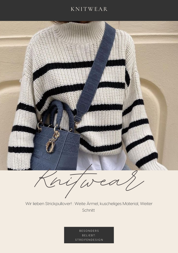 Knitwear: Streifenpullover