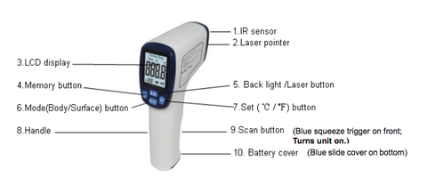 Spanish Talking Indoor-Outdoor Digital Thermometer