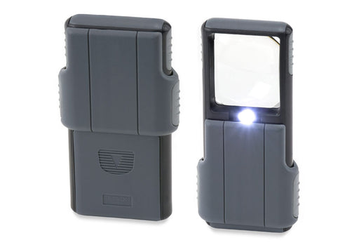 EZOptix 4x 65mm Handheld Illuminated Pocket Magnifier with LED Light