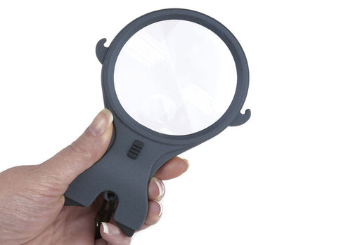 2pcs Neck Hanging/Desktop Loupe 2 LED Hands Free Lighted Reading Magnifier  Sewing Cross Stitch Repairing Magnifying Glass - AliExpress