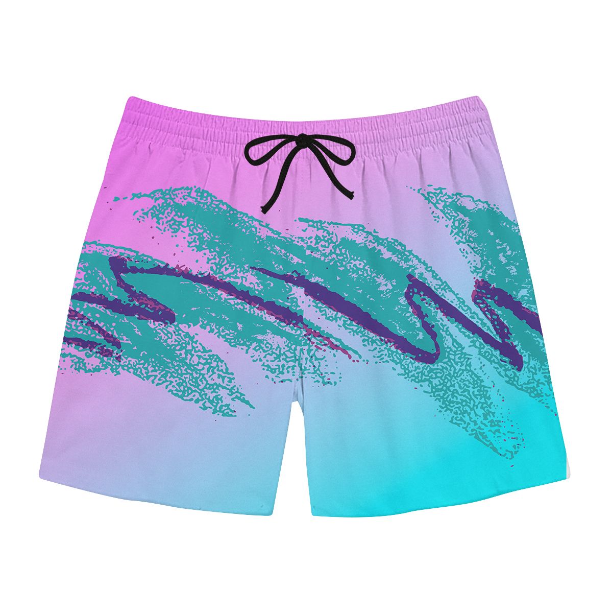 90's Swoosh Vaporwave Swim Trunks – Beloved Shirts