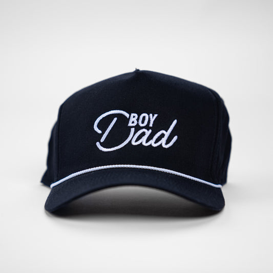 Girl Dad (Ace, White) - Rope Hat (Black/White)