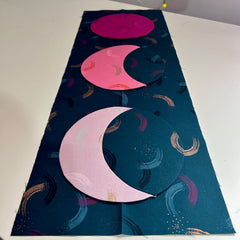 Moon Rise Quilted Wall Hanging By Floss Candy