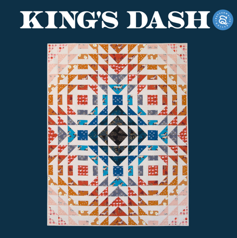 King's Dash Quilt Pattern By SATTERWHITE QUILTS