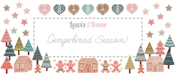 Gingerbread Season! By Lewis & Irene Quilting Cotton Fabric