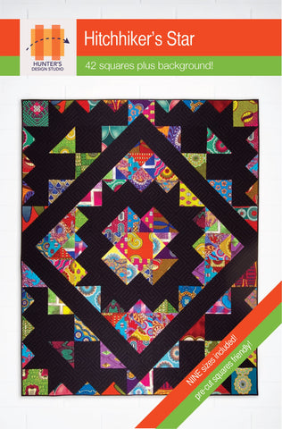 Hitchhiker's Star Quilt Pattern By HUNTER'S DESIGN STUDIO
