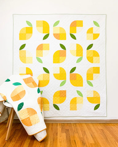 Memi's Lemons Quilt Pattern By Cotton And Joy