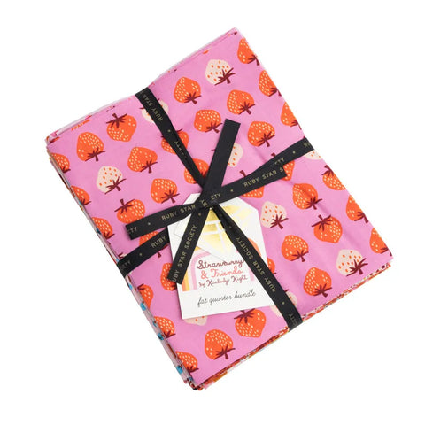 Strawberry & Friends designed by Kimberley Kight for Ruby Star Society Fat Quarter Bundle