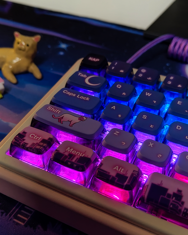 Night in The Neko City Keyboard Set