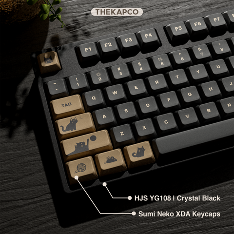 Sumi Neko Keycap Set