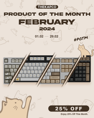 February's Product Of The Month: Neko Keycaps