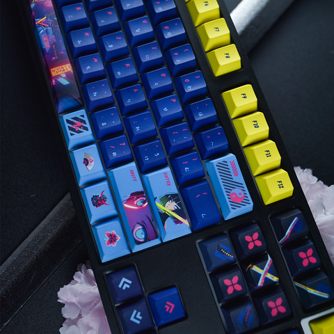 Cyberpunk Samurai Keycaps