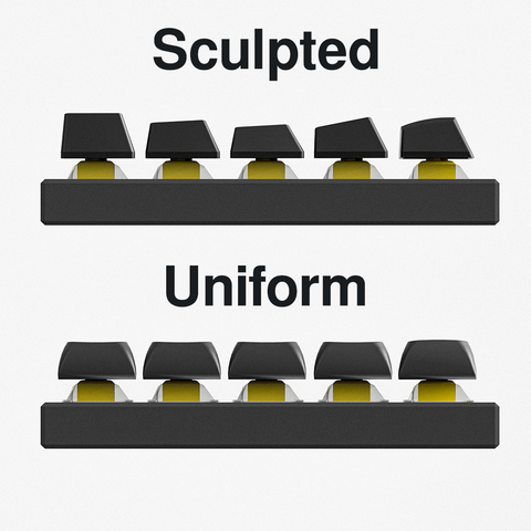 Sculpted & uniform profiles