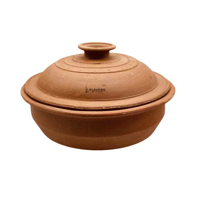 Clay Pot with Lid 12"