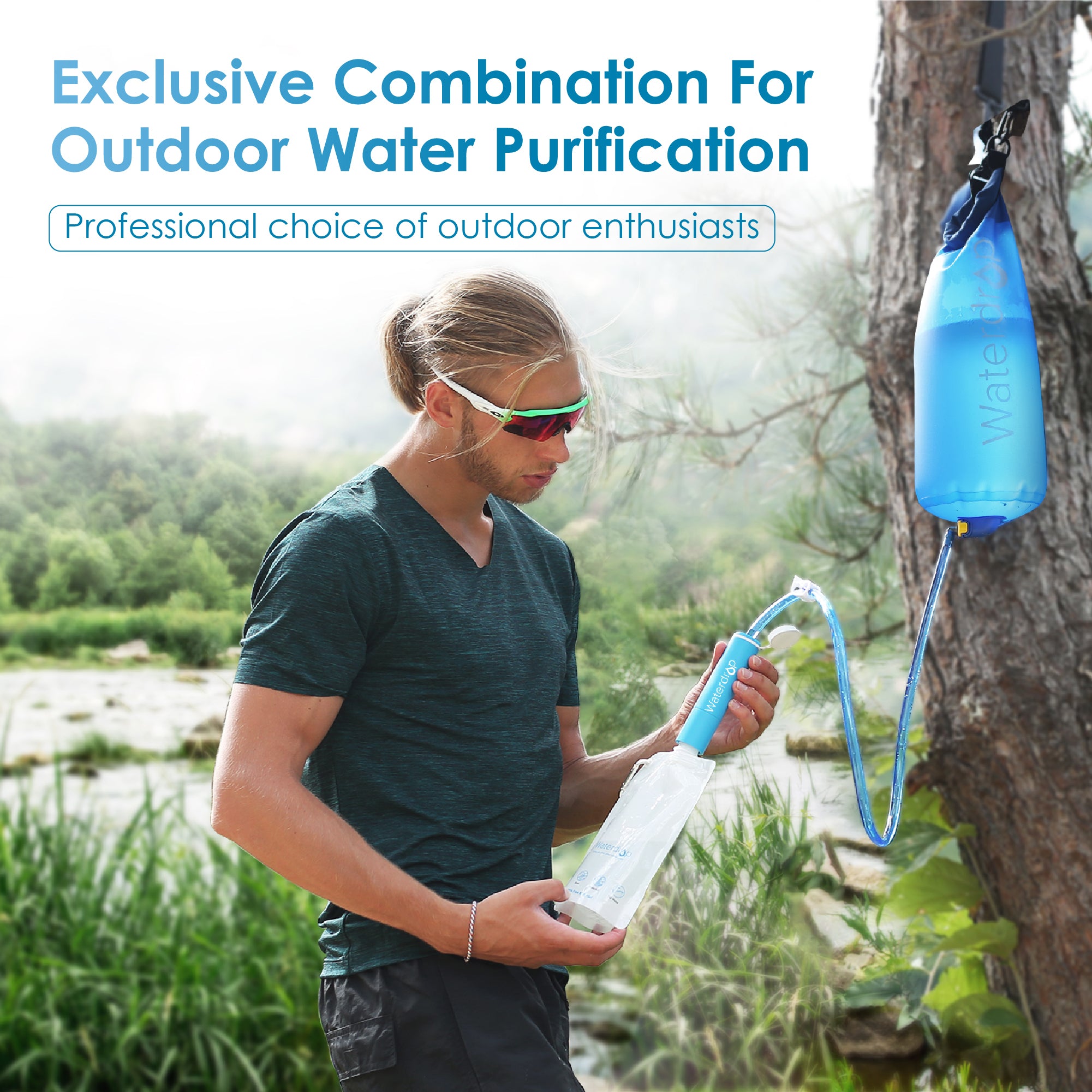 4 Pack 20oz/ 600ml Collapsible Water Pouch for Filter Straw, Compatible  with LifeStraw and other Water Filter Straw Water Bag, Foldable Water  Collection Bottle, Reusable, BPA-Free