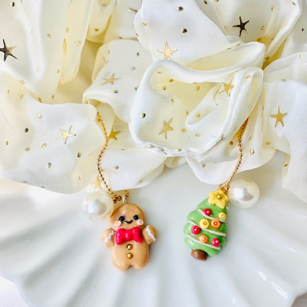 Christmas Clay Wine Charms