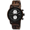 Holzwerk BAUNATAL men's wooden watch chronograph with date, variant in brown, black