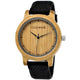 Holzwerk Women's & Men's Wooden Watch Wood Silicone Watch Black Beige