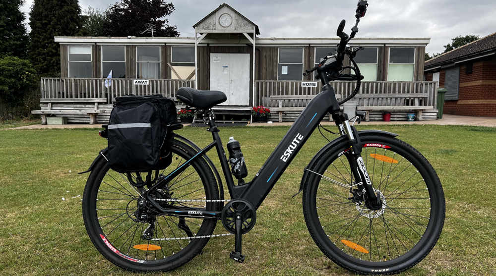 e-bike on the grasslands