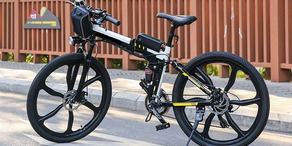 folding electric mountain bike