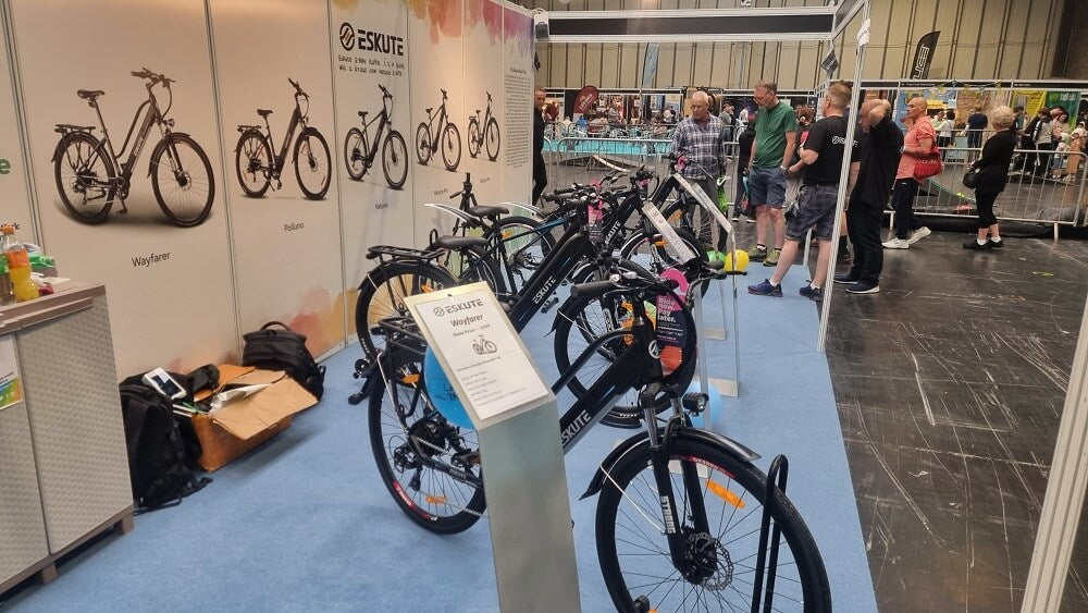 Met ESKUTE at the National Cycle Show