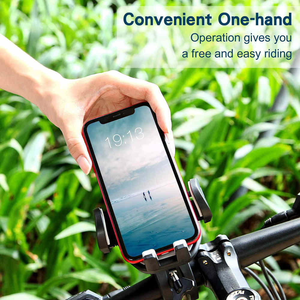 user friendly bike phone holder