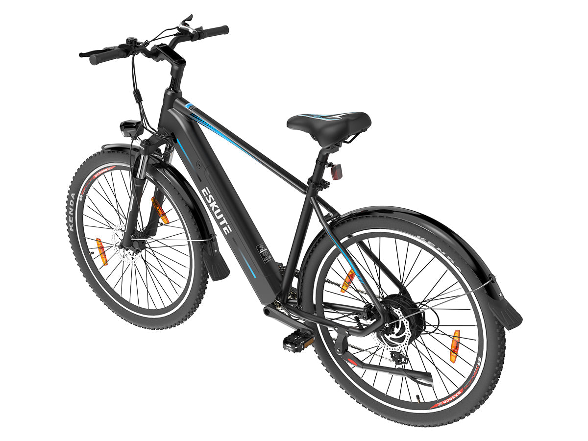 electric mountain bike with mudguards