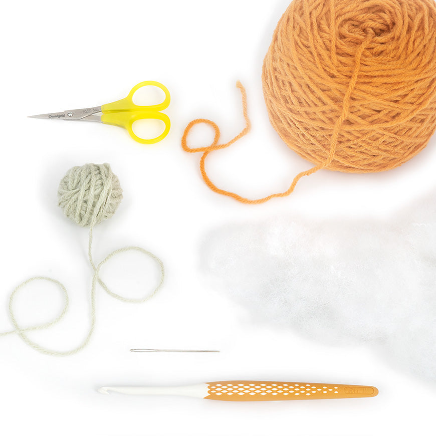 Crochet Pumpkins Project Supplies