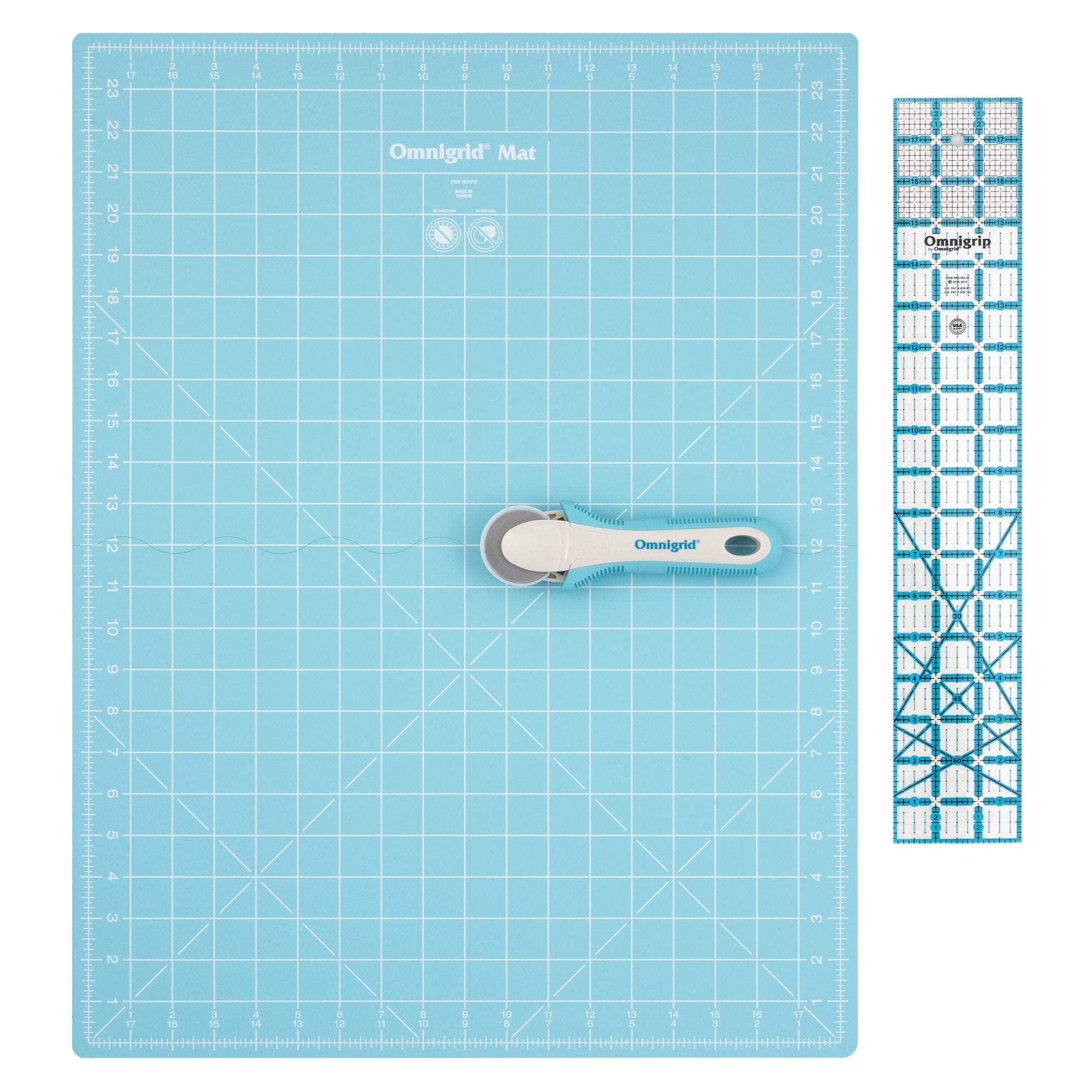 Dritz - Omnigrip By Omnigrid - Non-Slip Quilters Ruler 8.5 inch X24 in –  CraftOnline