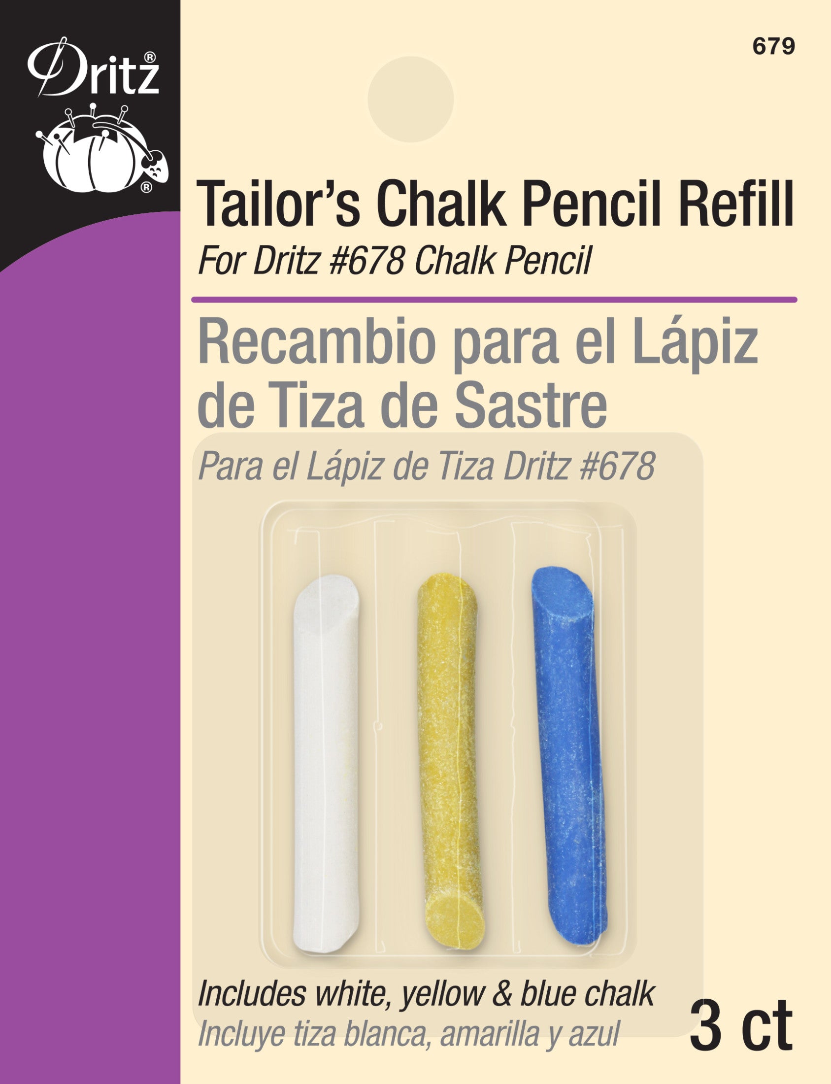 Tailor's Fabric Marking Set by Dritz – Assorted Colors