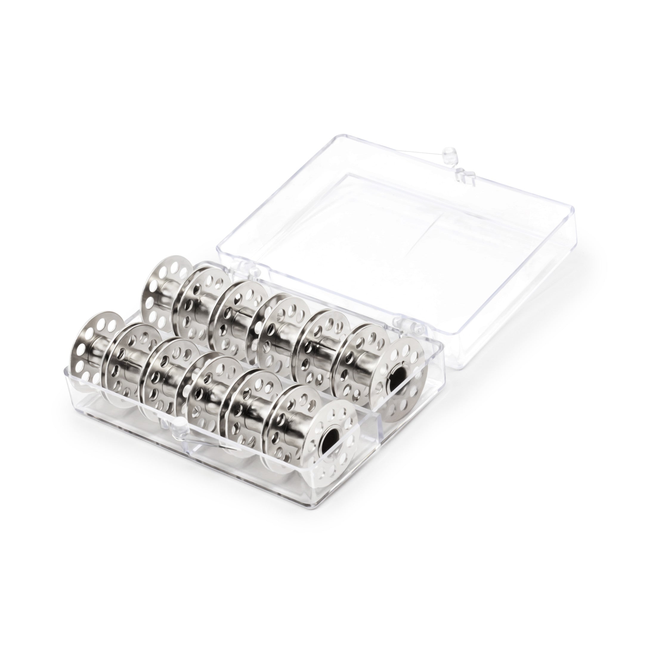 Dritz Thread Box for Spools and Bobbins, Clear