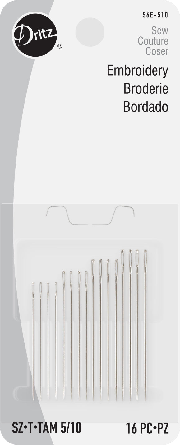 Dritz Needles - Curved Upholstery Needles, Sizes 3,4,5, & 6