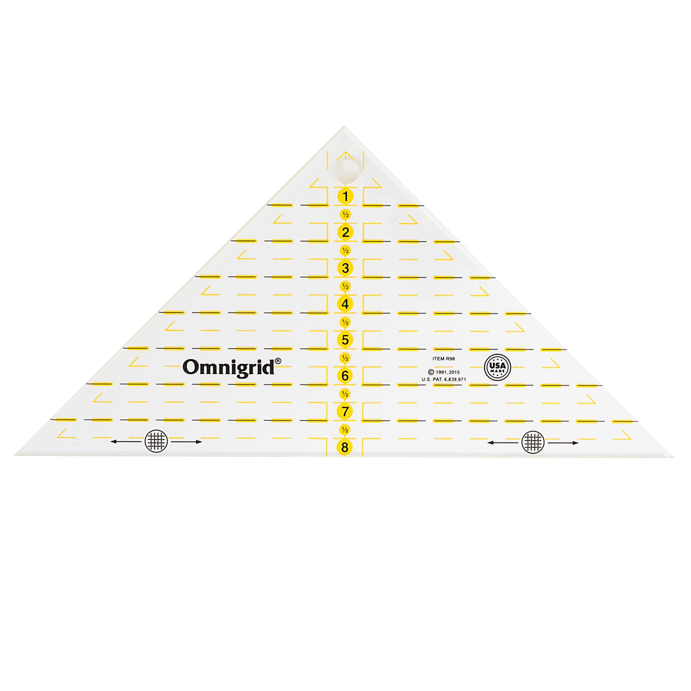 Dritz - Omnigrip By Omnigrid - Non-Slip Quilters Ruler 8.5 inch X24 in –  CraftOnline